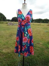 Purple Floral Cotton Occasion