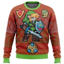 Zelda Link Gems Ugly Christmas