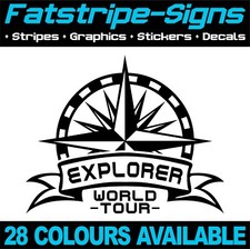 EXPLORER COMPASS STICKERS