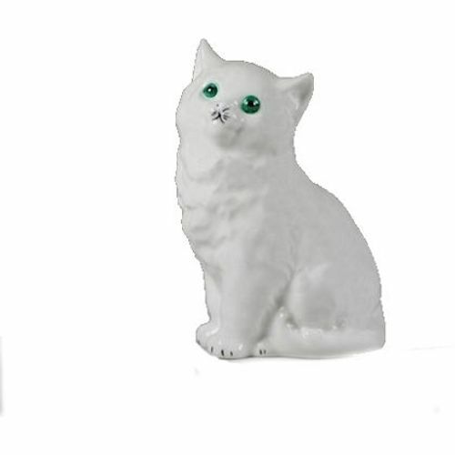 Cmielow porcelain cat white - cmielow,
