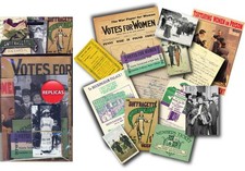 Reproduction: Suffragettes /Votes for Women memorabilia pack [SUFPK1]