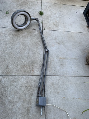 Vintage industrial magnifying - industrial,