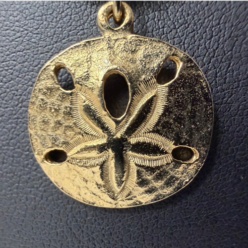 Vintage sand dollar necklace - vintage,