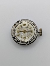 Small Presta Watch Movement Bad Balance Wheel 17 Jewels Swiss For Parts 18mm