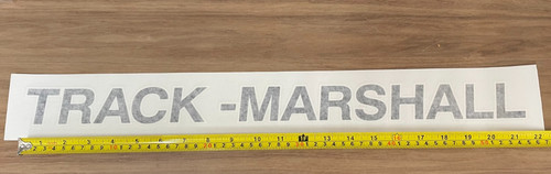 Track marshall 70 decal - track,