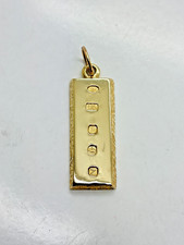 9ct yellow solid gold - yellow, ingot