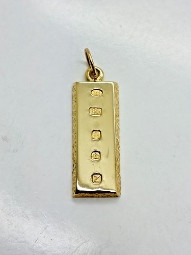 9ct yellow solid gold - yellow, ingot