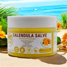 Calendula Salve Cream Balm-Organic -Vegan-Made in Britain for Skin Health 120ml