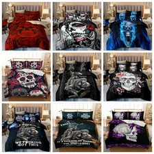 Gothic skull duvet cover - skull,