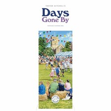 Carousel Worldwide Days Gone By by Trevor Mitchell 2026 Slim Wall Calendar – ...