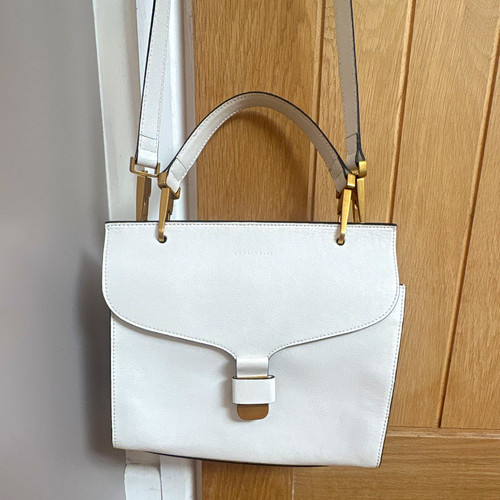 Coccinelle small white - small, leather