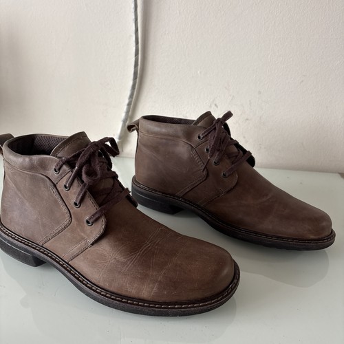 Ecco mens brown leather - brown,