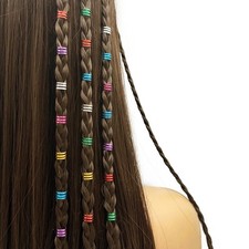Braid cuffs hair rings 100pcs - cuffs,