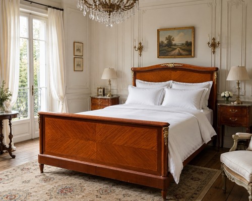 Antique walnut french - french, king