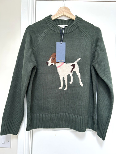 Joules intarsia jumper large - joules,