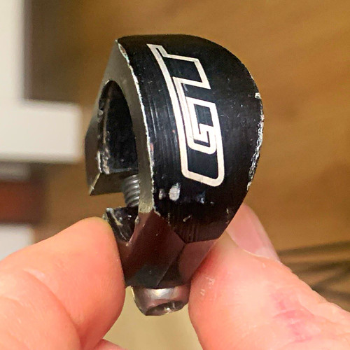 Bmx seatpost clamp black - seatpost,