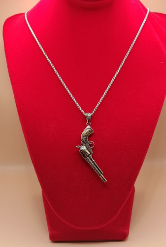 Sterling silver 925 revolver - silver,