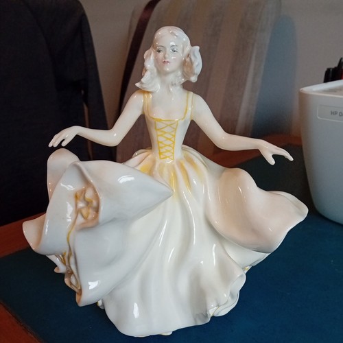 Royal doulton lady figurine - royal, 8"
