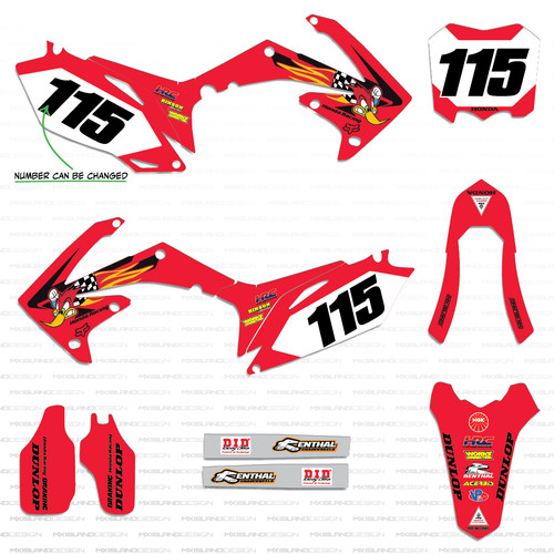 Motocross graphics kit - graphics,