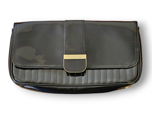 Ted baker black vinyl faux - baker,