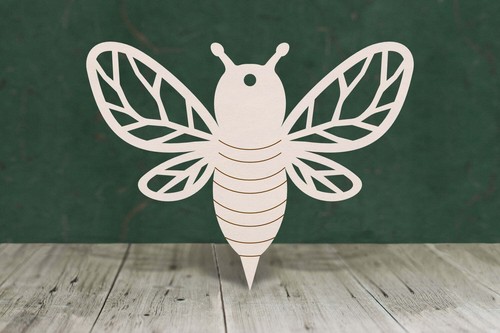 Bee with cutouts 4mm plywood - bee,