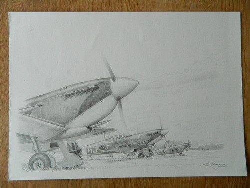 Original aviation art - original, raf