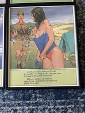 Framed Picture From 1984 Guinness Calendar