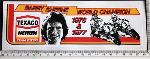 Barry sheene suzuki sticker - sheene,
