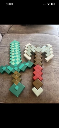Minecraft pixelated toy sword - toy,