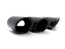 Black Daul Exhaust Pipe Tips