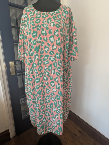Asos curve pink green leopard - curve,