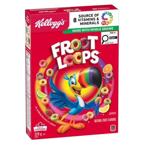 Kellogg froot loops 320g - kellogg's,