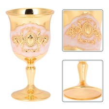  Zinc Alloy Wine Glass Colored