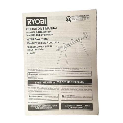 Ryobi miter saw stand - saw,