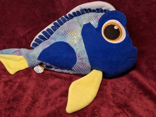 Blue tang beanie soft toy - soft,