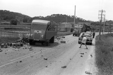 Jensen CV8 waiting for broken