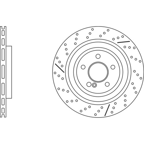 Brake discs vented for - brake,