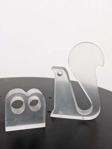 Pair statuettes 1970s - pair,