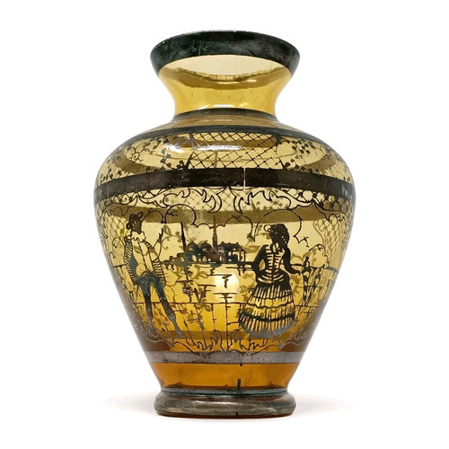 Vintage venetian amber glass - vintage,