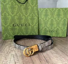BELT GUCCI BEIGE LEATHER 100%