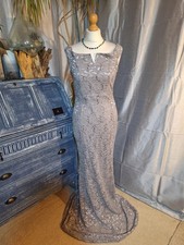 Quiz flowing silver/sequin