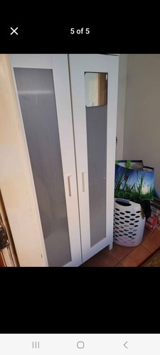 Ikea wardrobe white - white.,