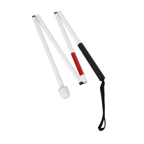 Section folding white cane - folding,