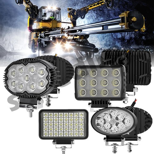 Square led spot - 4"/6", light