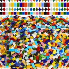 1200Pcs Mixed Shapes Mosaic