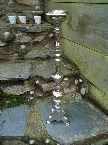 Baroque style candlestick - baroque,