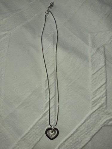 Swarovski silver necklace - swarovski, with