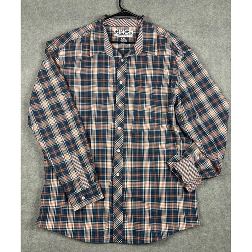 Cinch modern fit plaid button - modern,