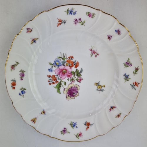 Vintage german porcelain plate - porcelain,