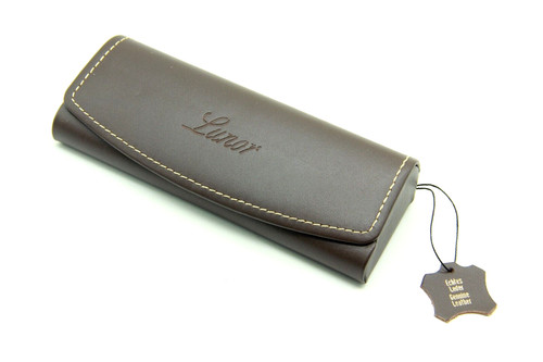 New lunor brown leather - new,